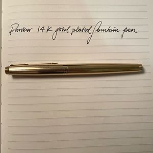 Vintage Parker gold plated fountain pen